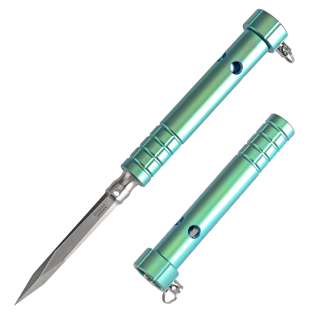 Kansept Stiletto  5Cr13钢  钛手柄  G005A4  绿色  400