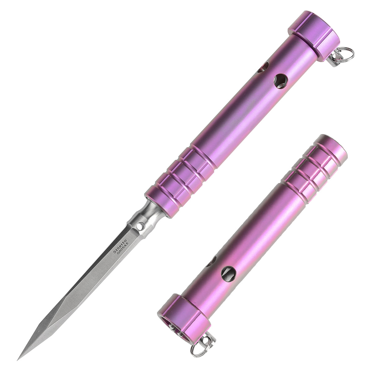 Kansept  Stiletto  5Cr13钢   钛手柄   G005A5  紫色  400