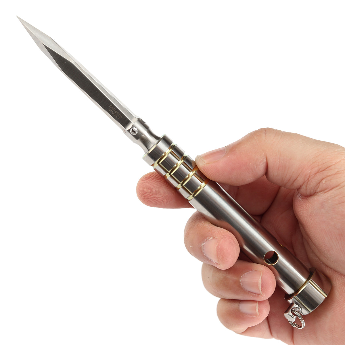 Kansept Stiletto 5Cr13钢   钛手柄   G005A2  钛金色   400