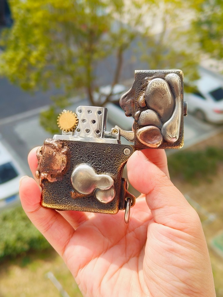 Phase Objects Flame Monkey Lighter 俄罗斯过去式猩猩定制打火机 #3