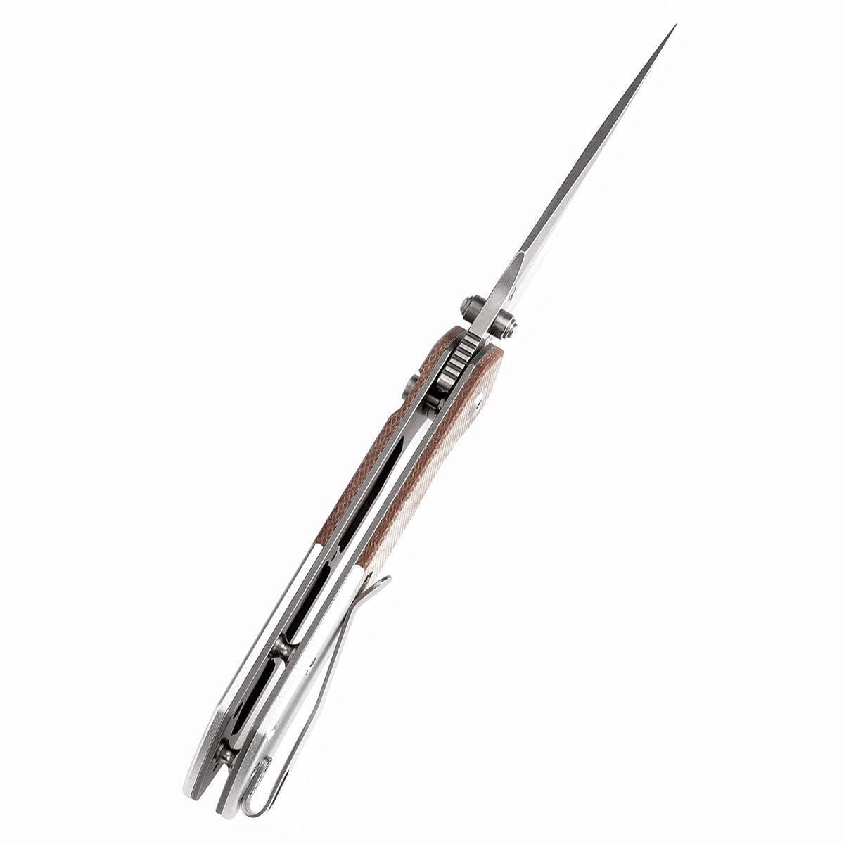 Tenable Fennir  14C28N钢 Micarta+纯铝手柄 T1034S4  棕色   500
