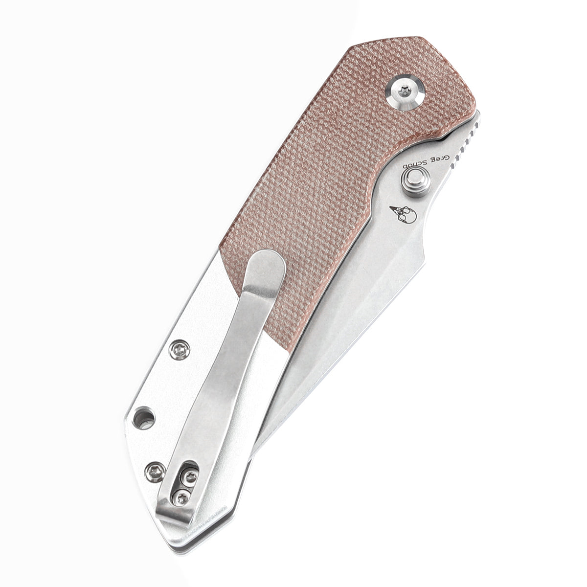 Tenable Fennir  14C28N钢 Micarta+纯铝手柄 T1034S4  棕色   500