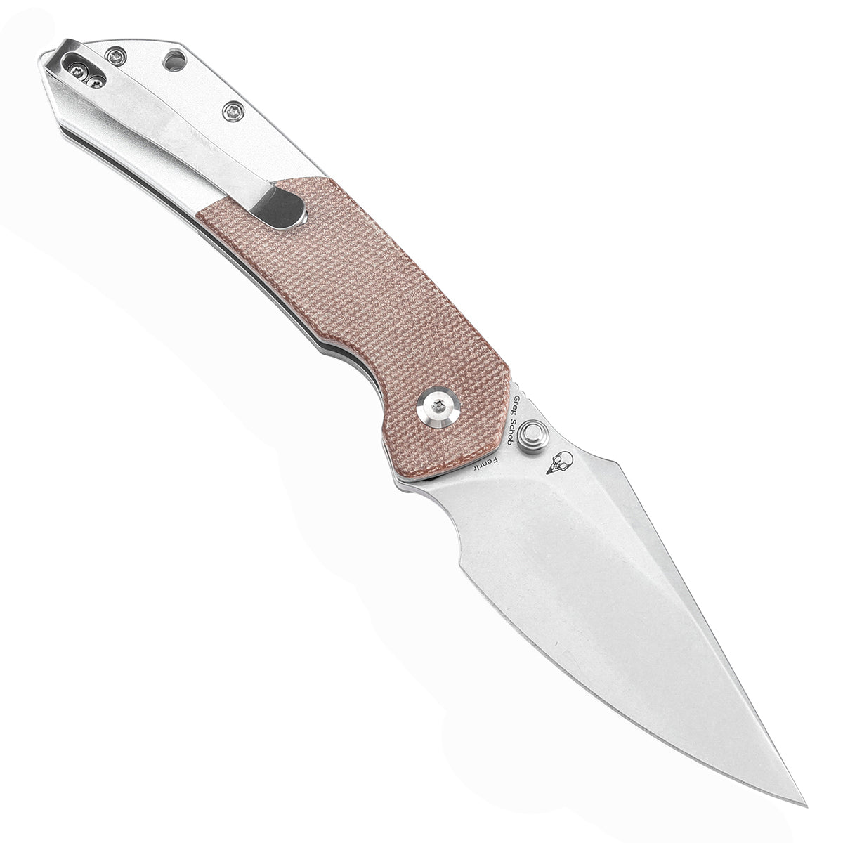 Tenable Fennir  14C28N钢 Micarta+纯铝手柄 T1034S4  棕色   500
