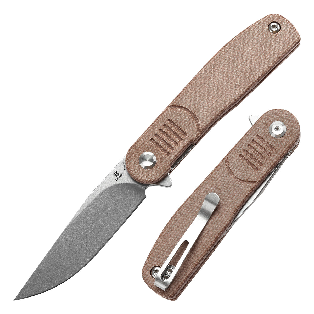 Tenable Einar  Nitro-V钢 Micarta手柄  T2072A5  棕色  400