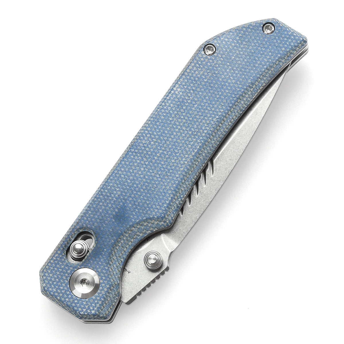 Tenable Eaglestrike  Micarta 手柄  Nitro-V钢  T1095V2  蓝色  500