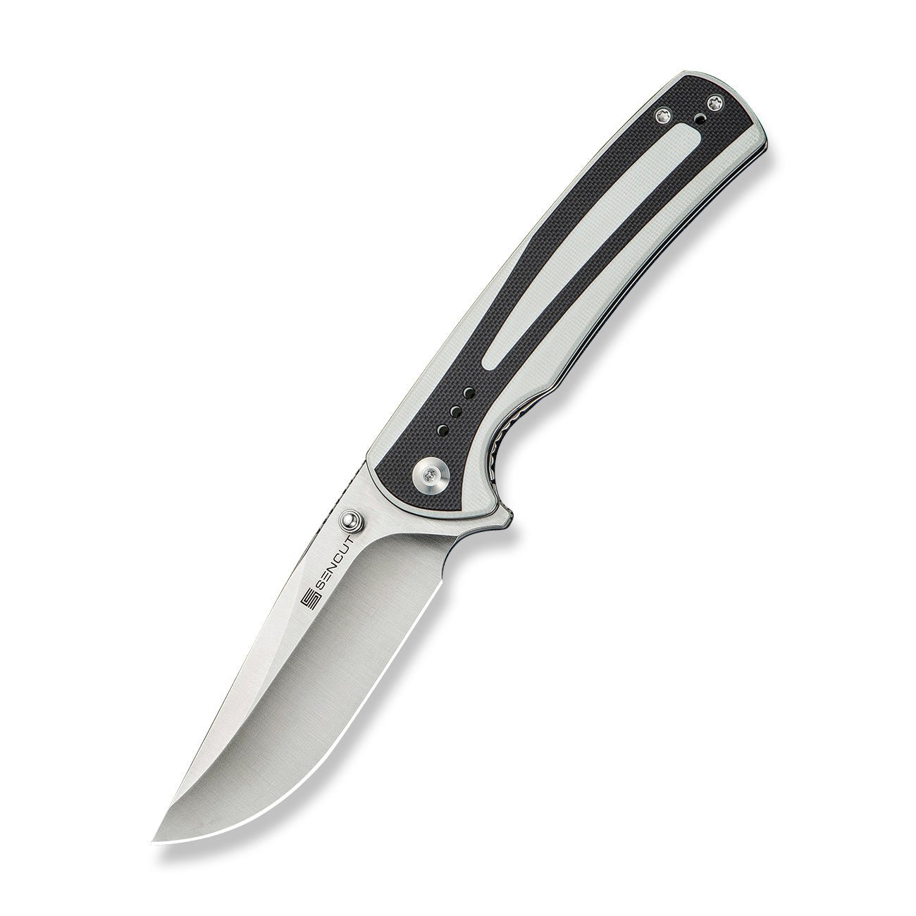SENCUT Regnator   9Cr18MoV钢   G10手柄  S24057-3  黑白色  300