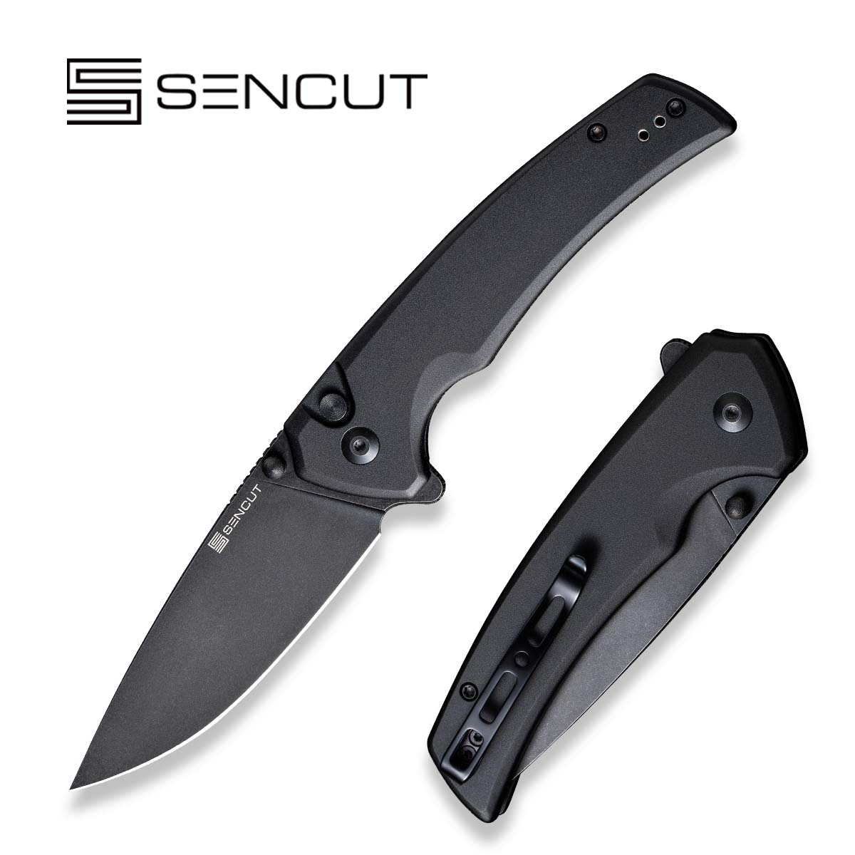 SENCUT Serene  D2钢  铝制手柄  S21022B-1  黑色  400