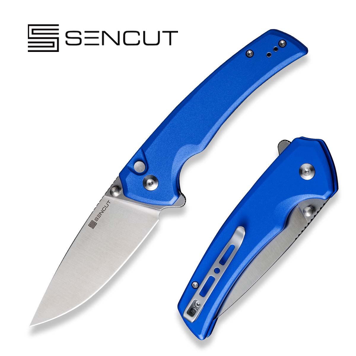 SENCUT Serene  D2钢  铝制手柄  S21022B-4   亮蓝色  400