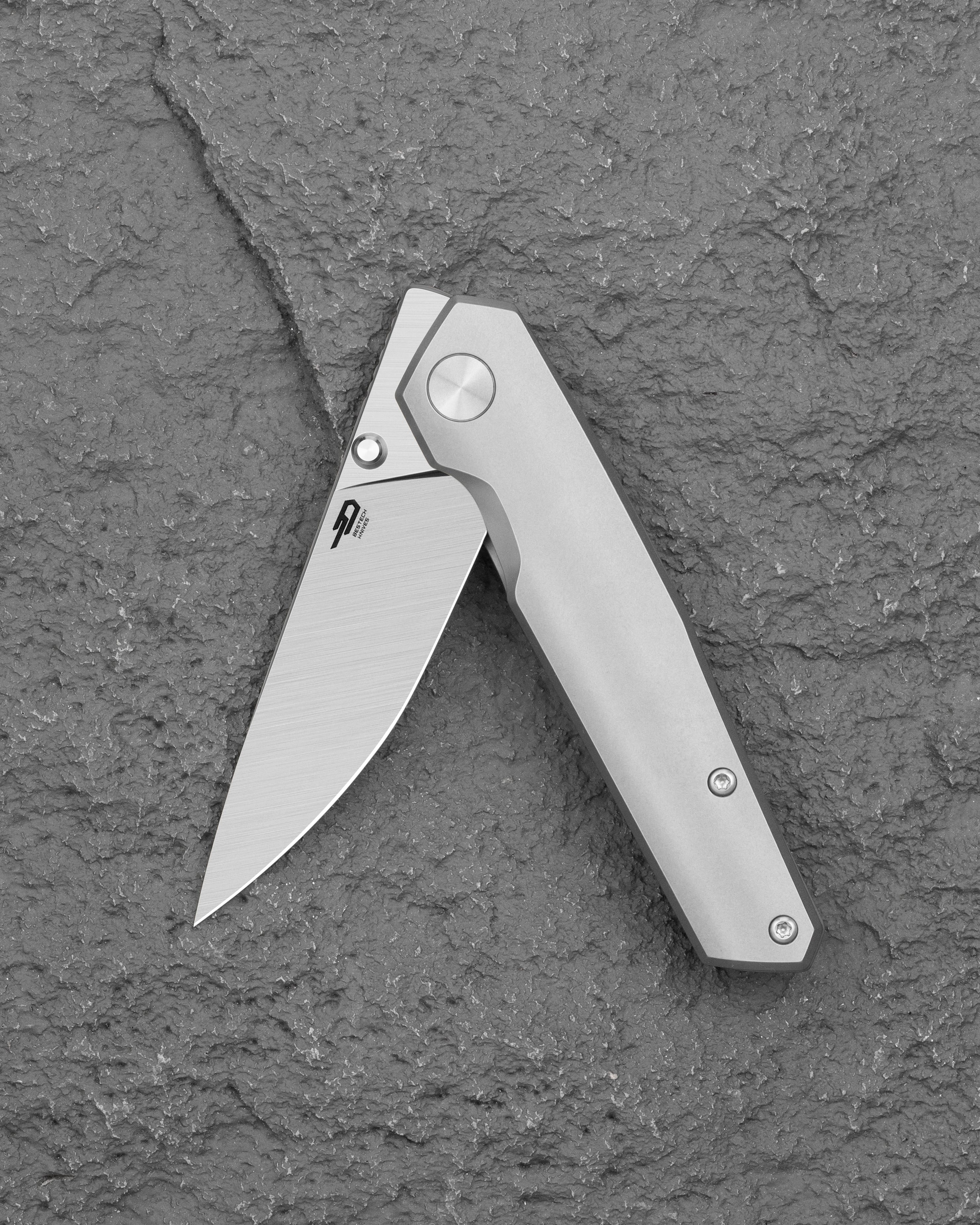 BESTECH VK-KUZE  M-CUT钢   钛手柄  BT2504A  钛原色  1700