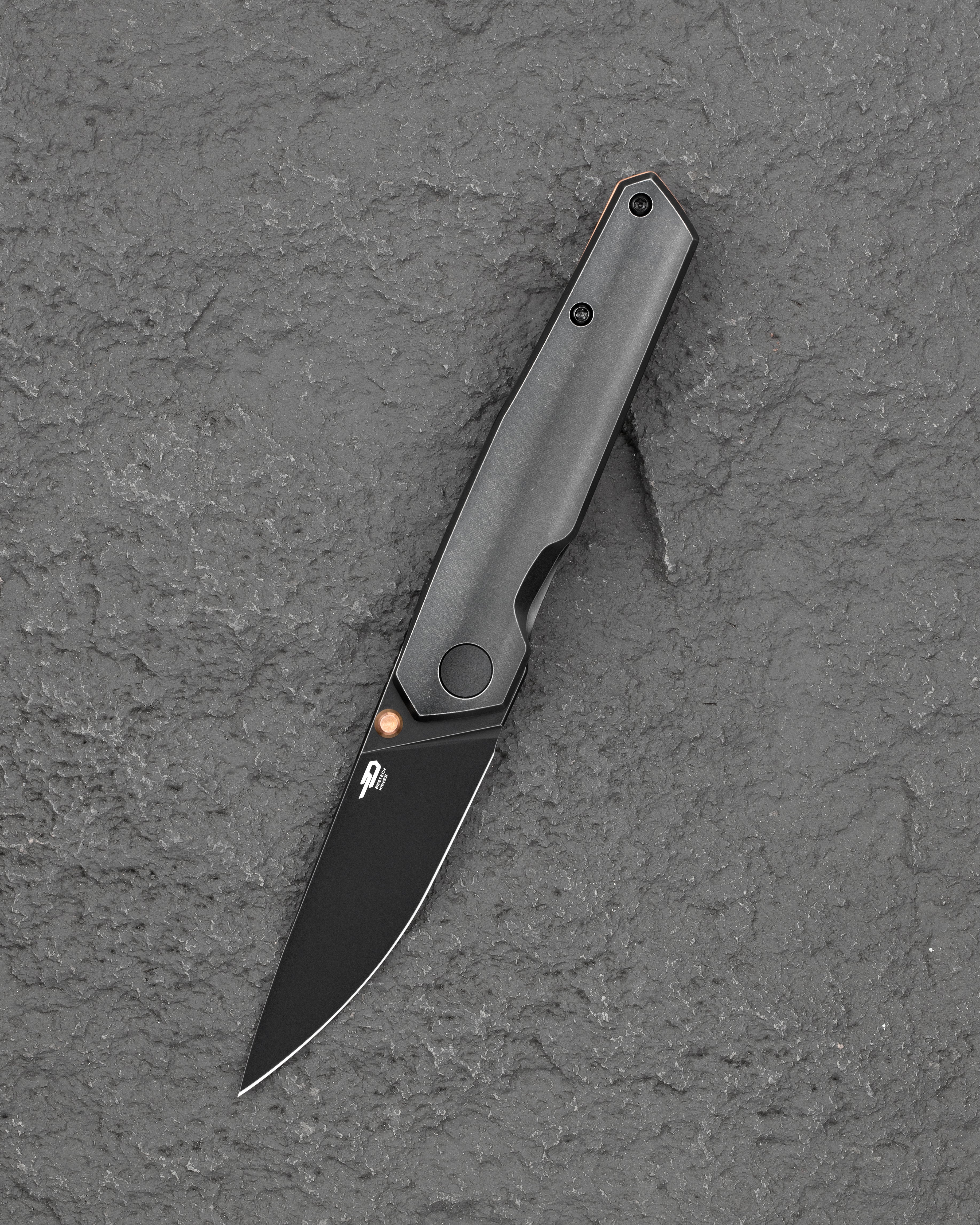 BESTECH VK-KUZE  M-CUT钢  钛手柄  BT2504C  钛黑色  1700
