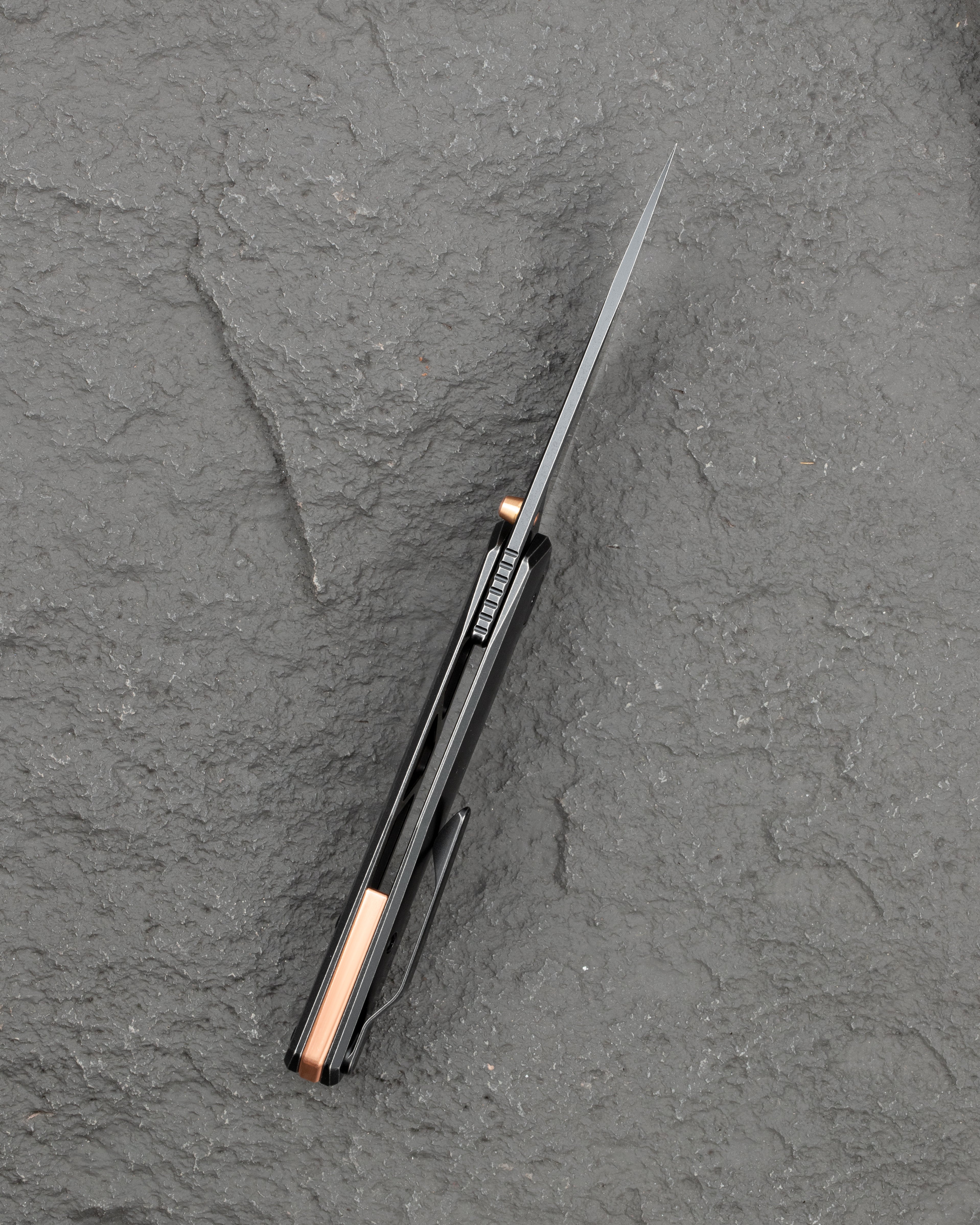 BESTECH VK-KUZE  M-CUT钢  钛手柄  BT2504C  钛黑色  1700
