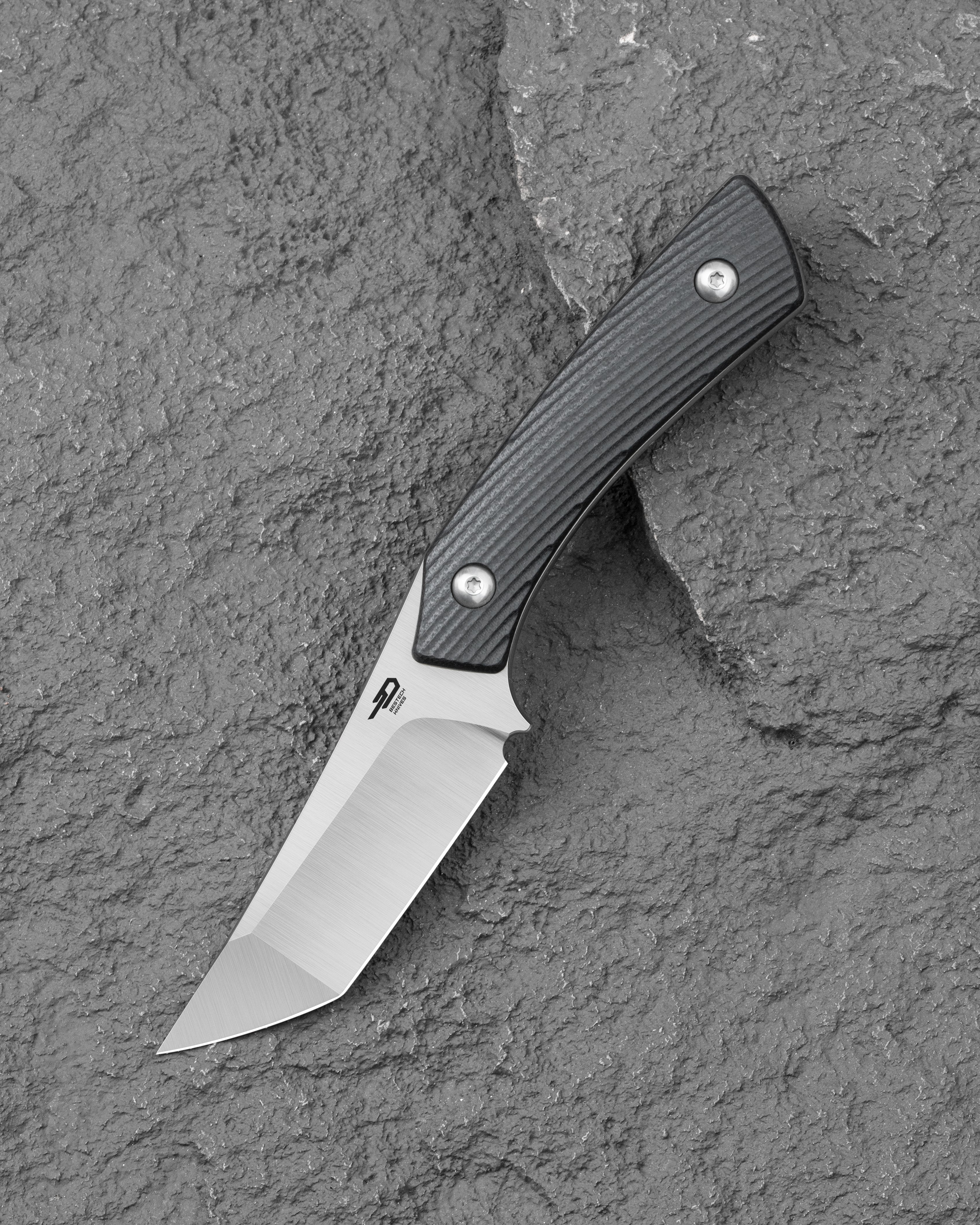 BESTECH STEP   D2钢   G10手柄  BFK06A   黑色   500