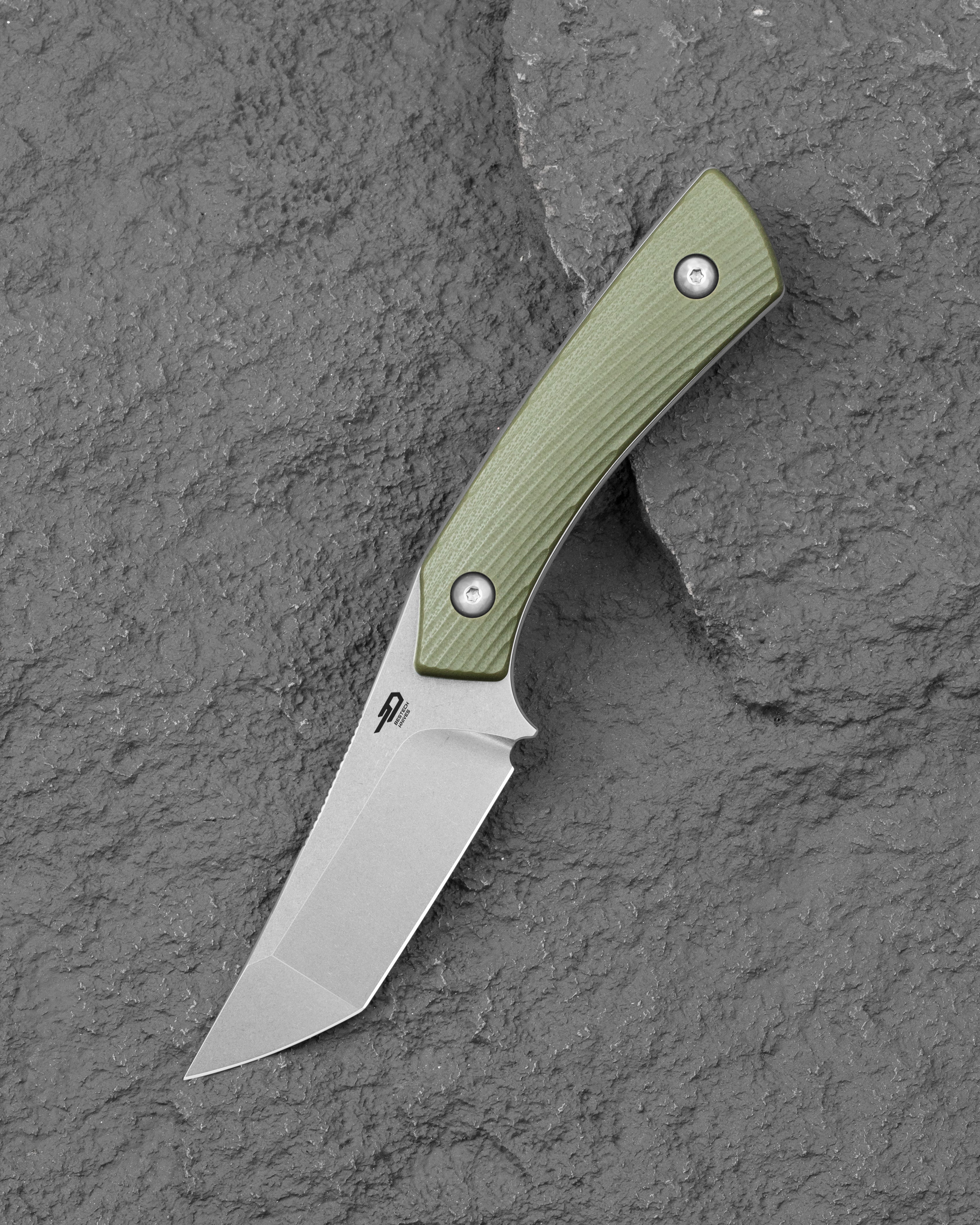 BESTECH STEP   D2钢   G10手柄   BFK06B   绿色  500