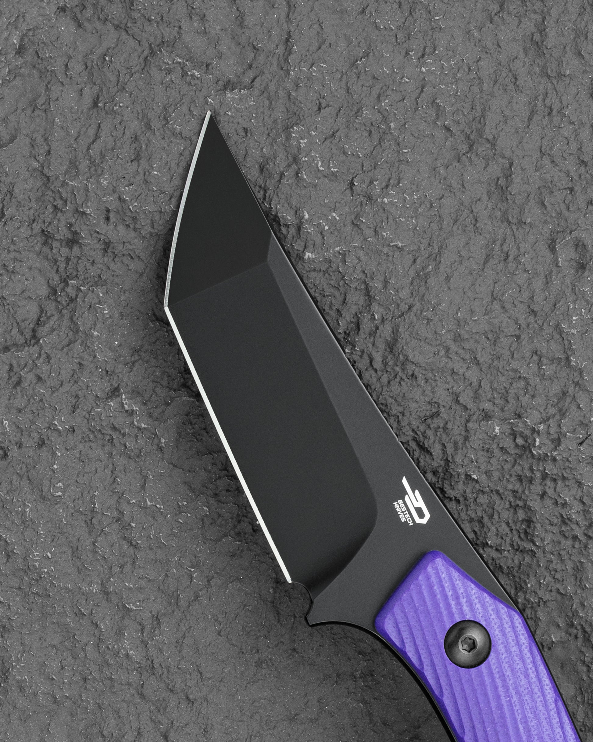 BESTECH STEP   D2钢   G10手柄   BFK06C  紫色   500