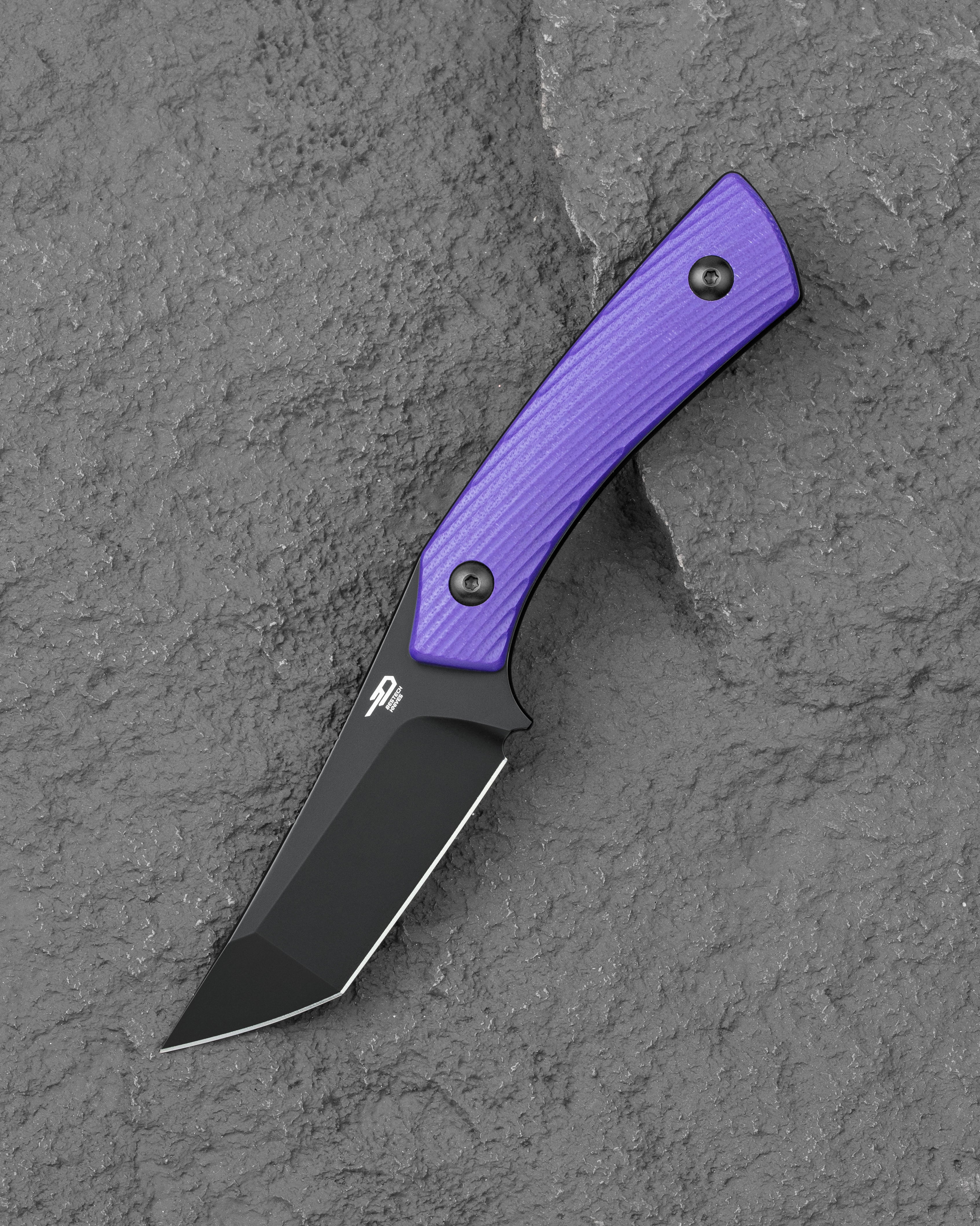 BESTECH STEP   D2钢   G10手柄   BFK06C  紫色   500