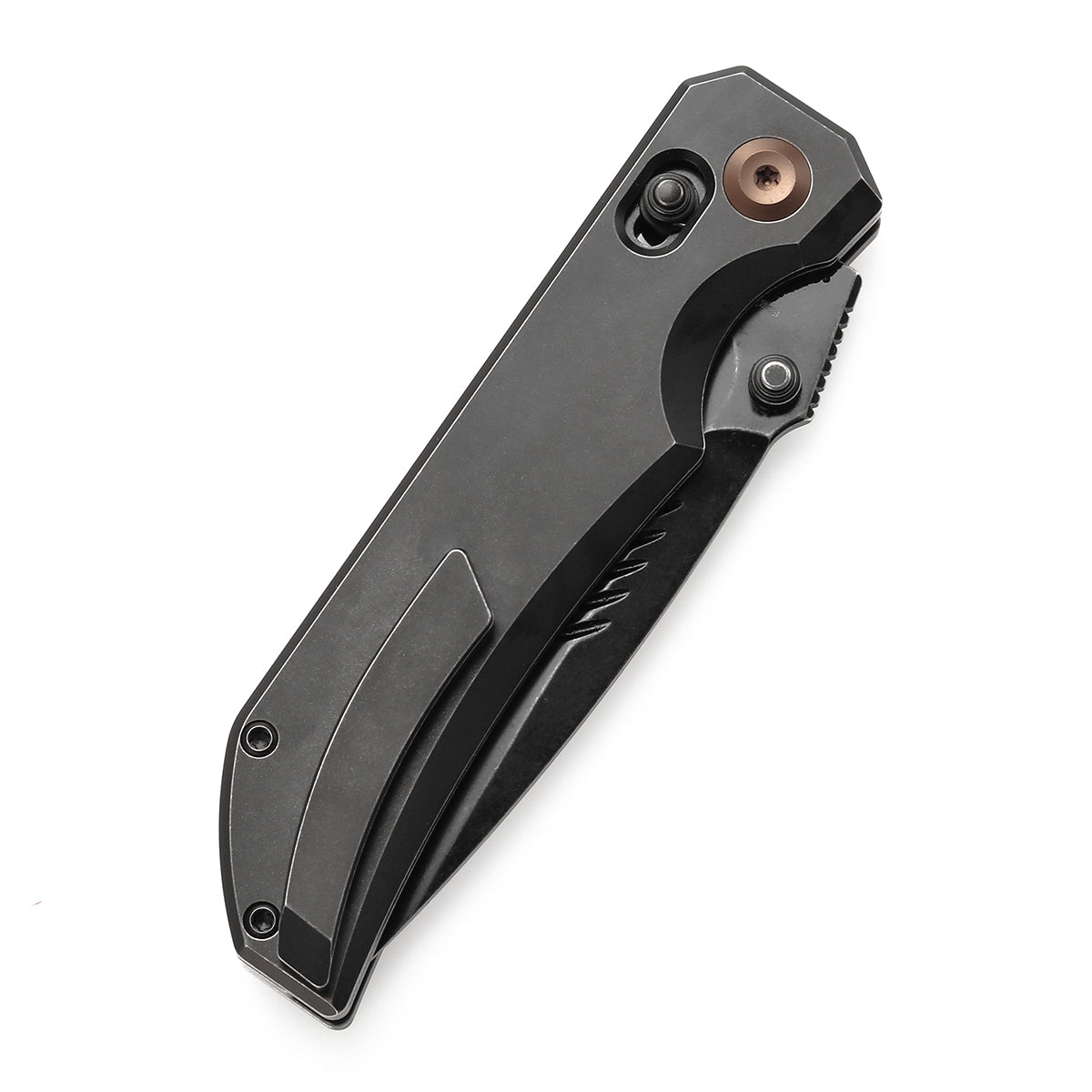 KANSEPT Eaglestrike CPM S35VN钢 钛手柄 K1095V2 钛黑色 1200