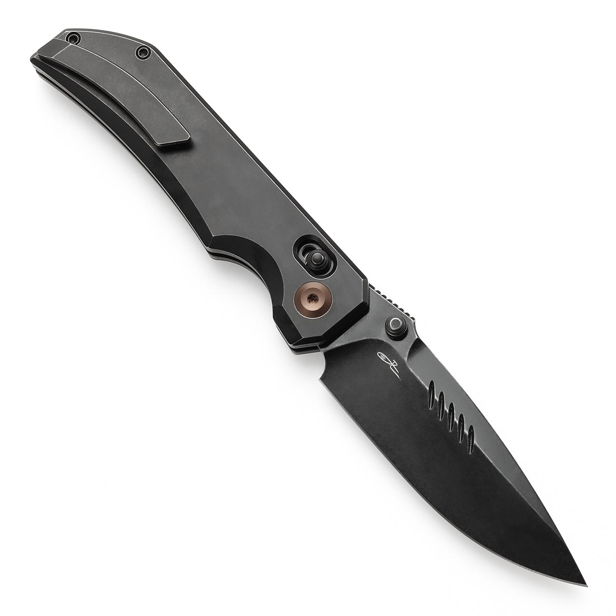 KANSEPT Eaglestrike CPM S35VN钢 钛手柄 K1095V2 钛黑色 1200