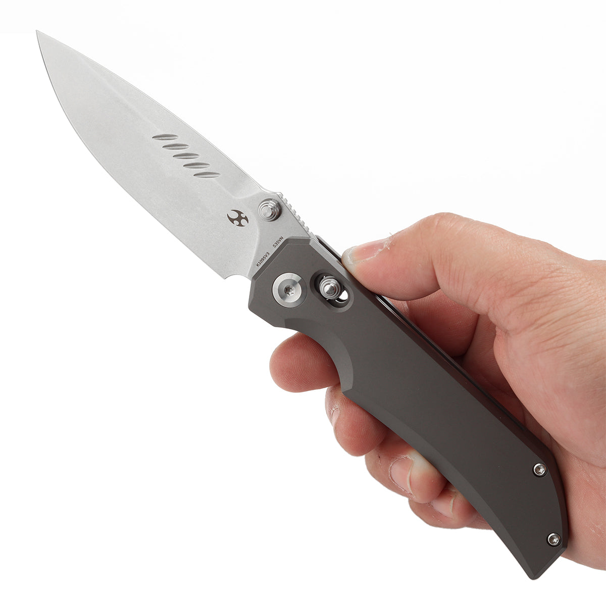 KANSEPT Eaglestrike CPM S35VN钢 钛手柄 K1095V3 钛原色 1200