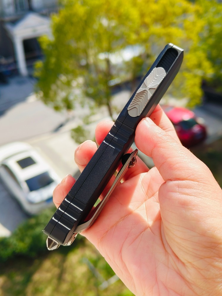 Microtech Ultratech ZBP M390MK钢 铝合金柄 1123-10 黑色 3880