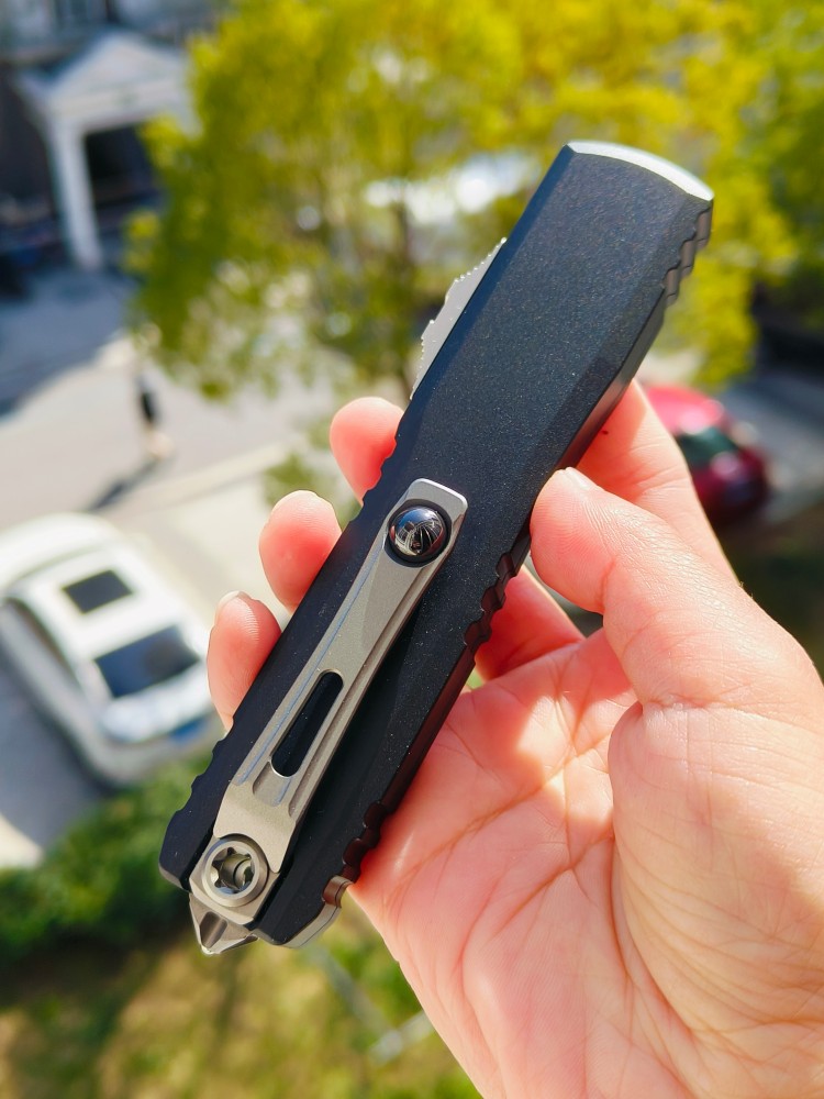 Microtech Ultratech ZBP M390MK钢 铝合金柄 1123-10 黑色 3880