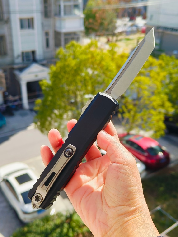 Microtech Ultratech ZBP M390MK钢 铝合金柄 1123-10 黑色 3880
