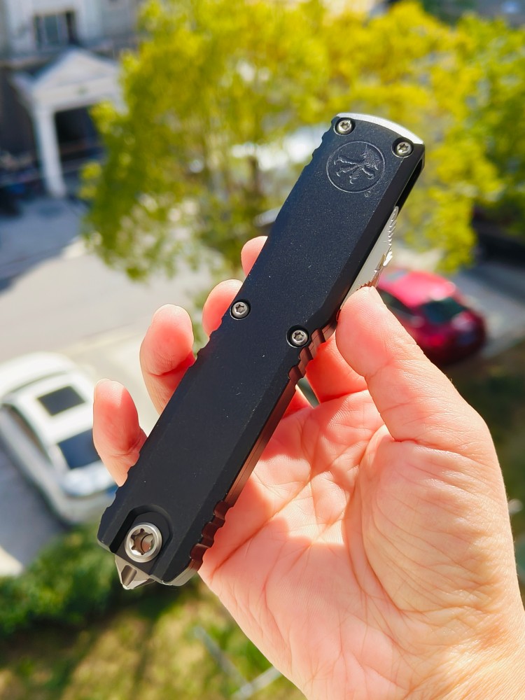 Microtech Ultratech ZBP M390MK钢 铝合金柄 1123-10 黑色 3880