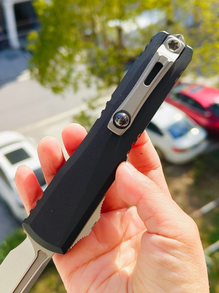 Microtech Ultratech ZBP M390MK钢 铝合金柄 1123-10 黑色 3880