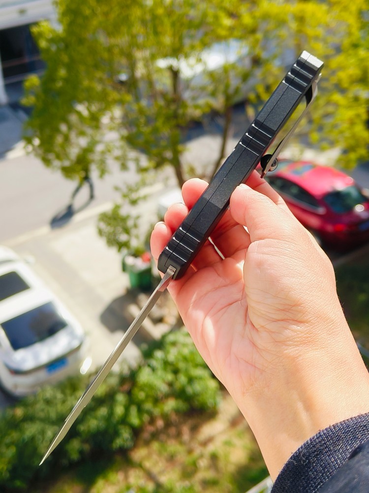 Microtech Ultratech ZBP M390MK钢 铝合金柄 1123-10 黑色 3880