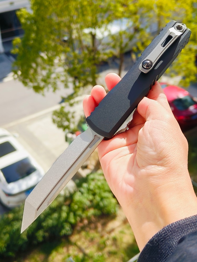 Microtech Ultratech ZBP M390MK钢 铝合金柄 1123-10 黑色 3880