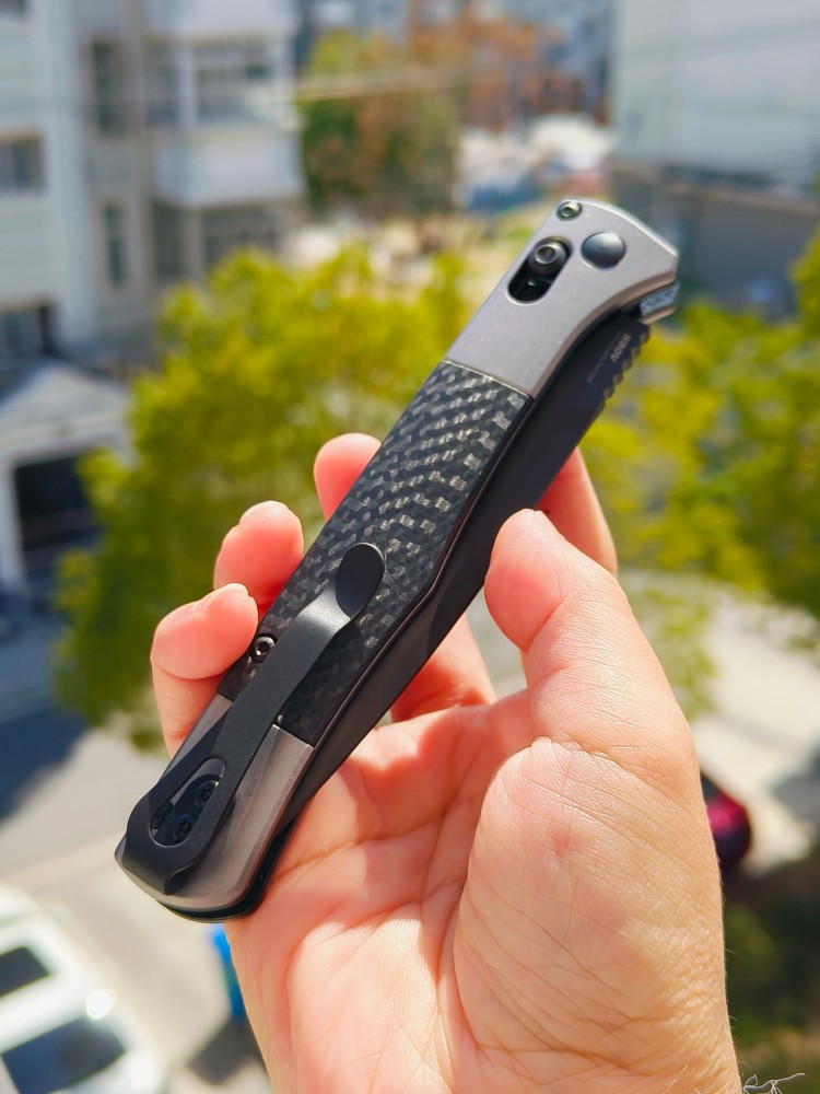 【售完】Benchmade 4170BK S90V钢 铝+碳纤维柄 1800
