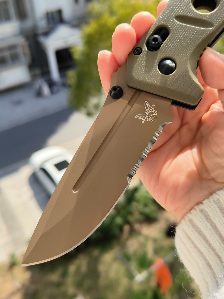 【售完】Benchmade Adamas 275SFE-2 CPM-CruWear钢 G10柄 棕色 1500