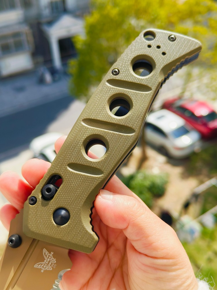 【售完】Benchmade Adamas 275SFE-2 CPM-CruWear钢 G10柄 棕色 1500