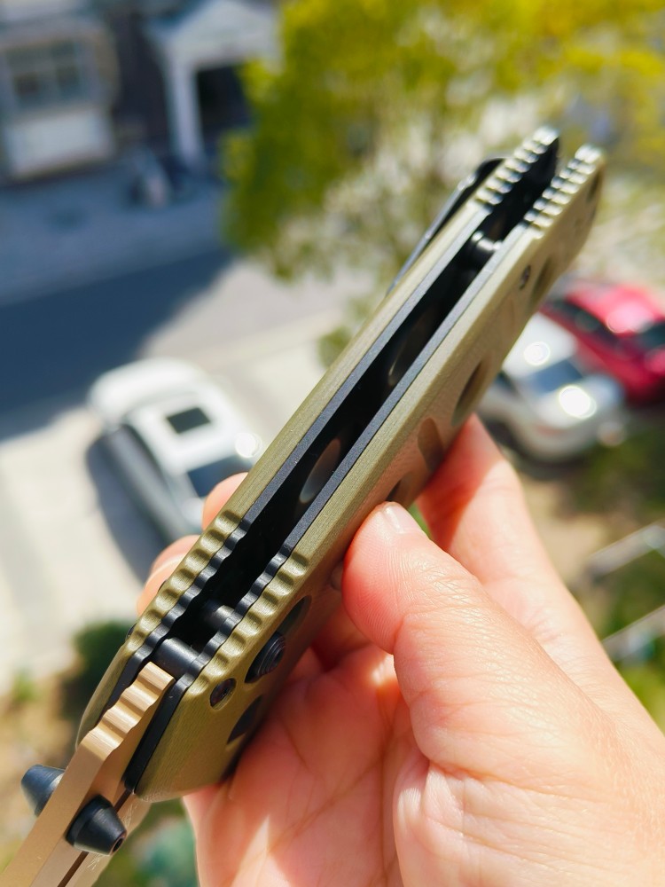 【售完】Benchmade Adamas 275SFE-2 CPM-CruWear钢 G10柄 棕色 1500