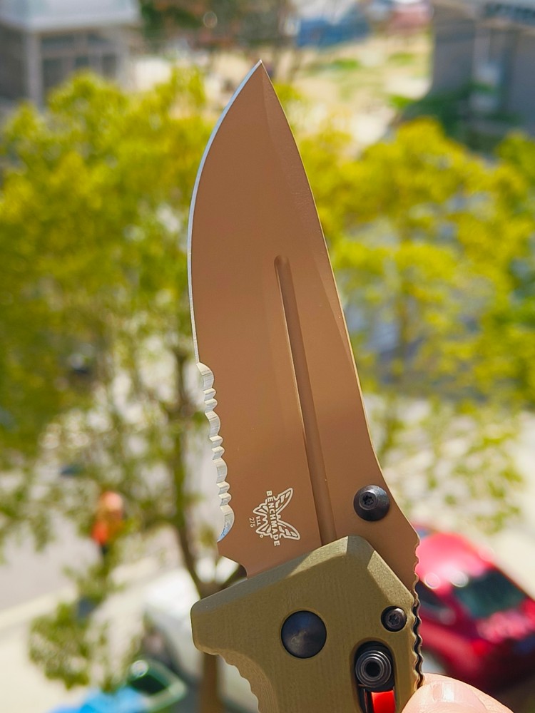 【售完】Benchmade Adamas 275SFE-2 CPM-CruWear钢 G10柄 棕色 1500