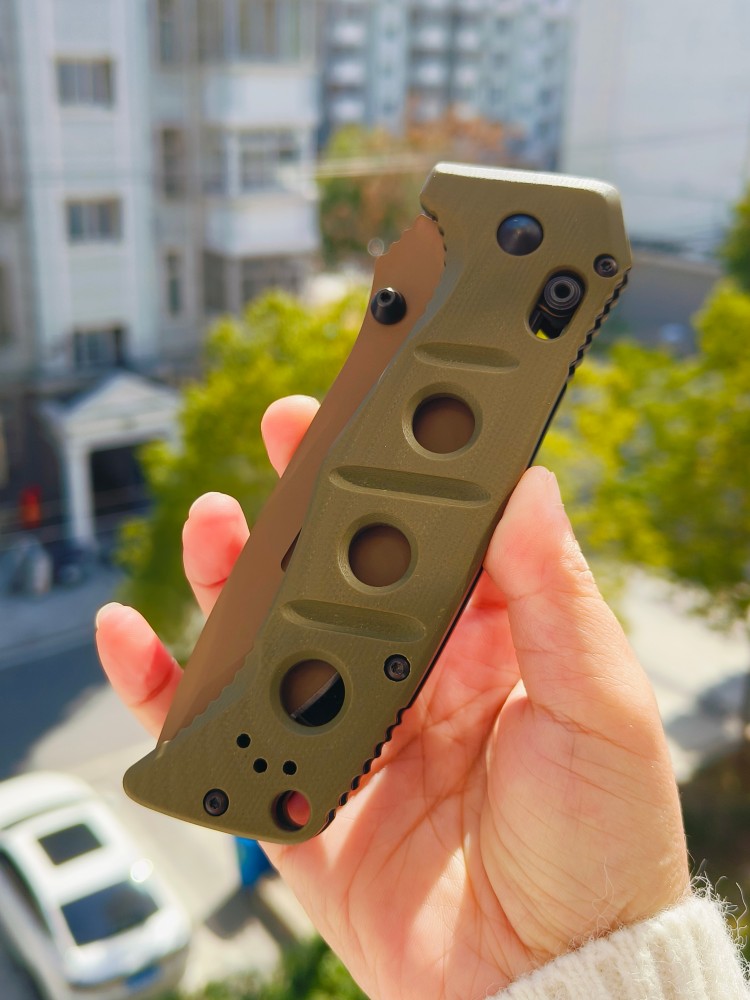 【售完】Benchmade Adamas 275SFE-2 CPM-CruWear钢 G10柄 棕色 1500