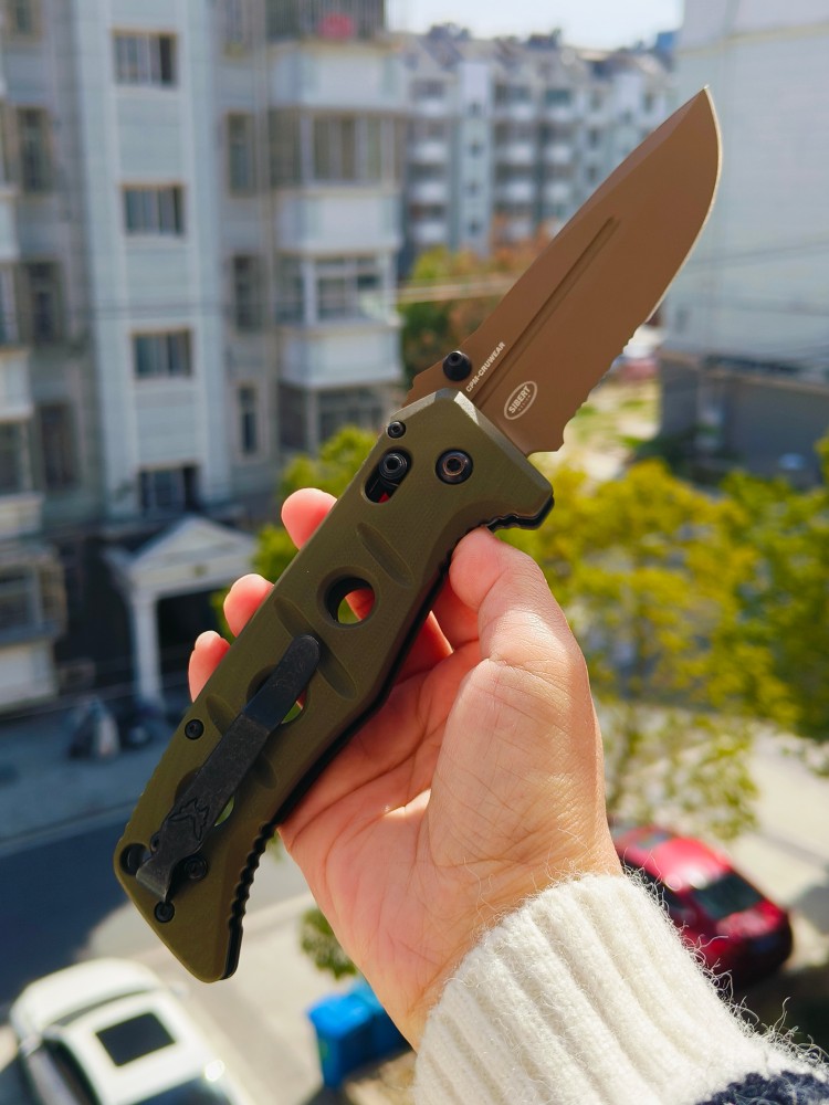 【售完】Benchmade Adamas 275SFE-2 CPM-CruWear钢 G10柄 棕色 1500