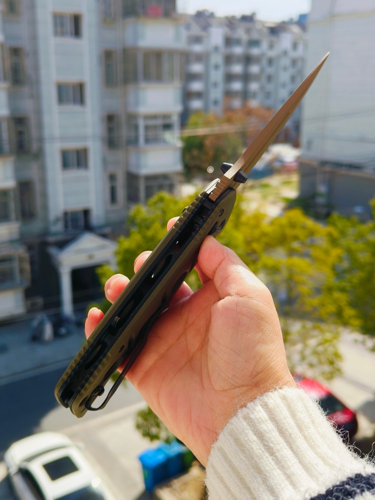 【售完】Benchmade Adamas 275SFE-2 CPM-CruWear钢 G10柄 棕色 1500