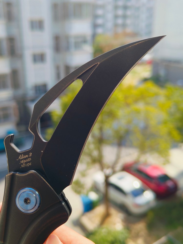 【售完】Rike Knives 瑞克 N690钢 钛柄 750