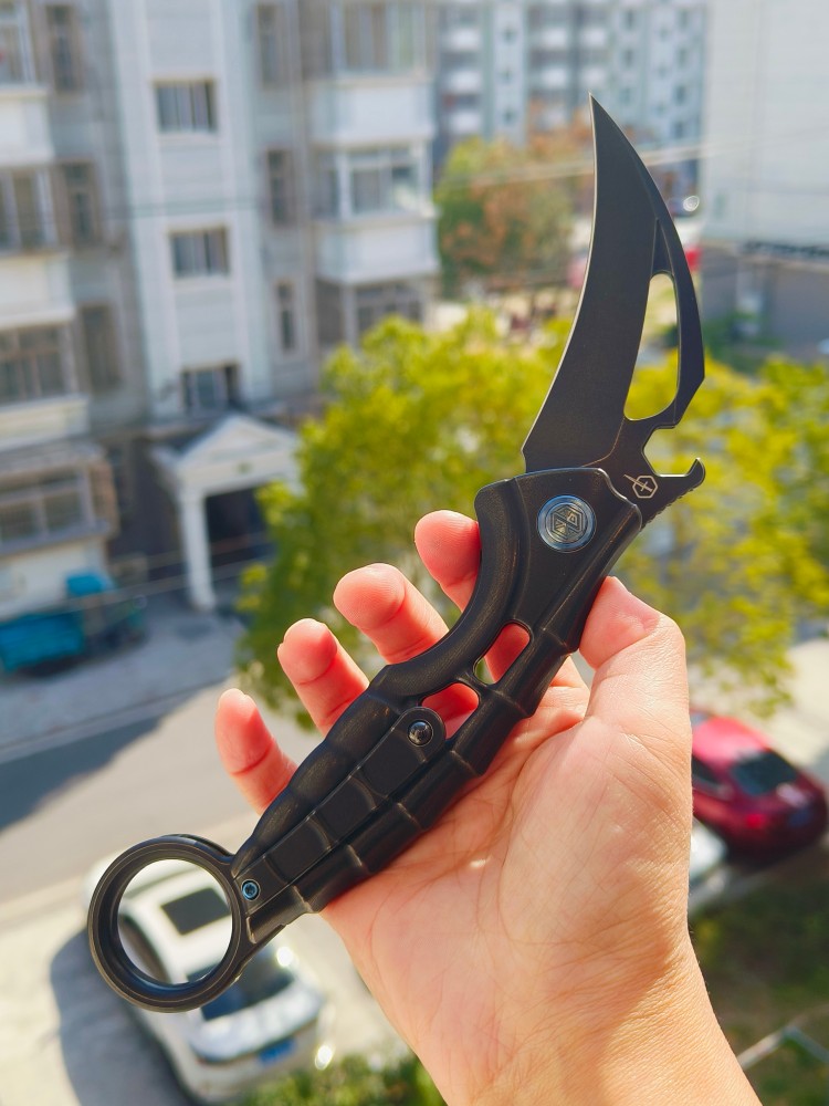 【售完】Rike Knives 瑞克 N690钢 钛柄 750