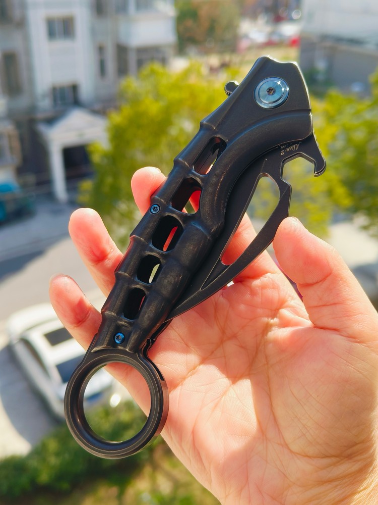 【售完】Rike Knives 瑞克 N690钢 钛柄 750