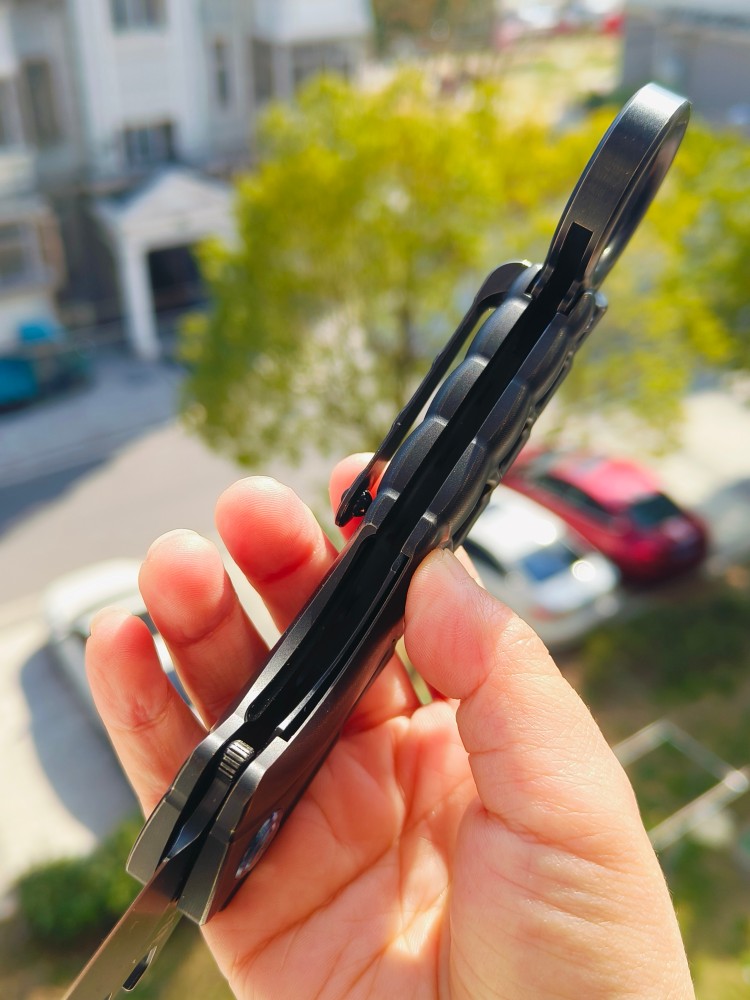 【售完】Rike Knives 瑞克 N690钢 钛柄 750