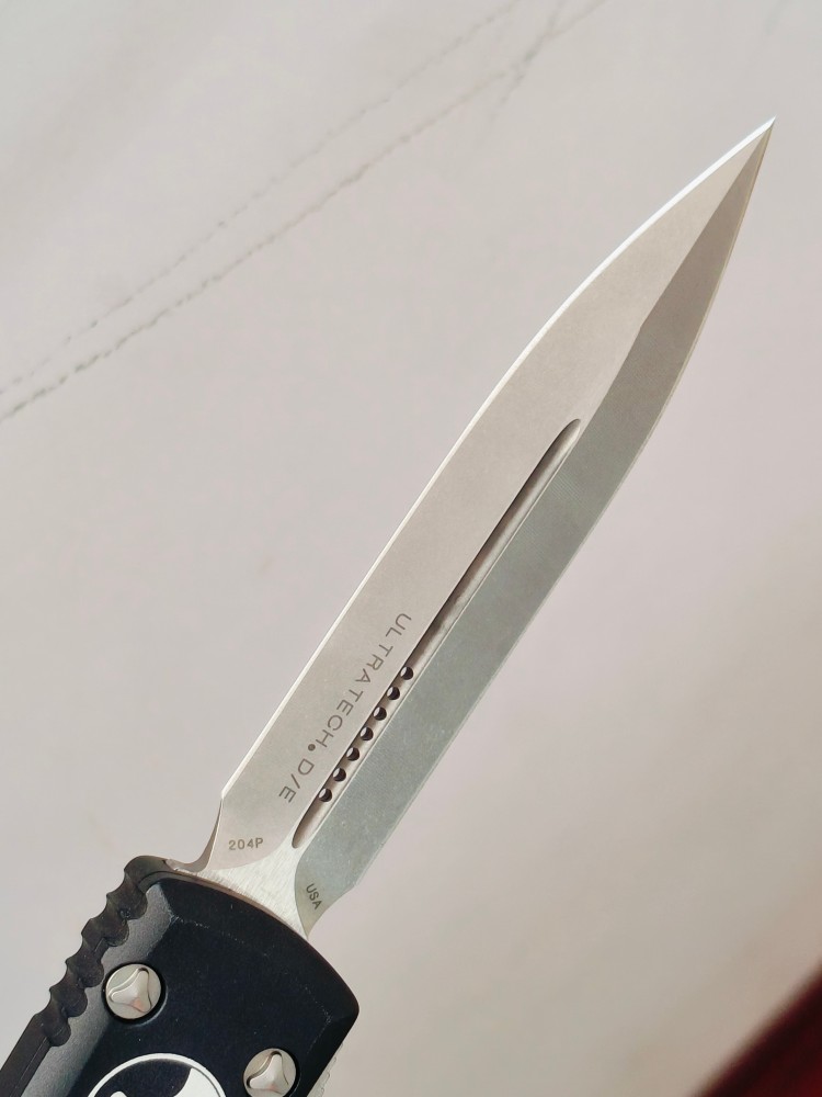 【售完】Microtech 122-10 Ultratech D/E CTS-204P钢 铝合金柄 黑色 1800