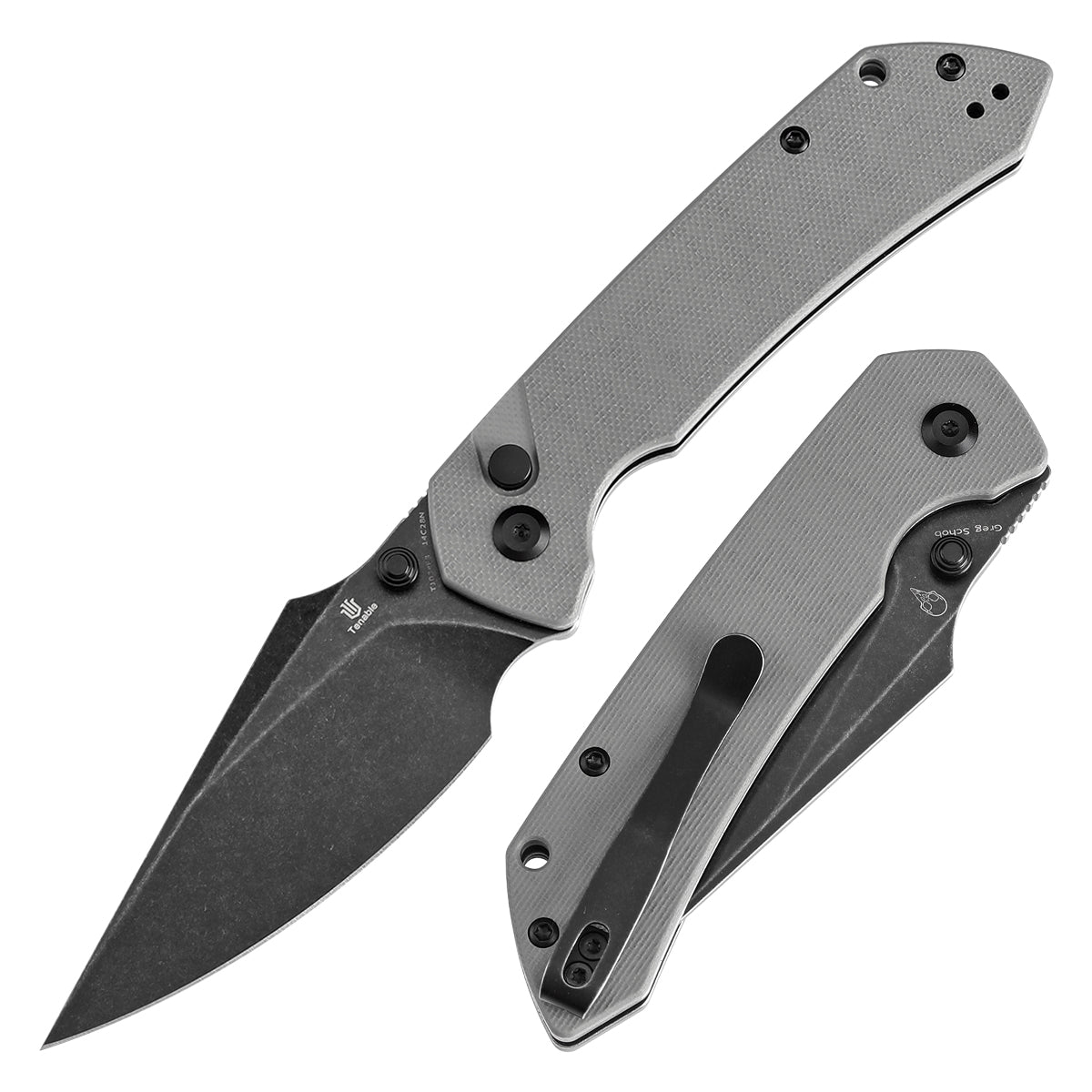 Tenable Fenrir 14C28N钢 G10手柄 T1034F3 灰色 400