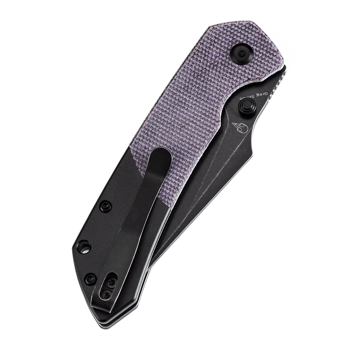 Tenable Fenrir 14C28N钢 Micarta+铝制手柄 T1034S5 紫色 500
