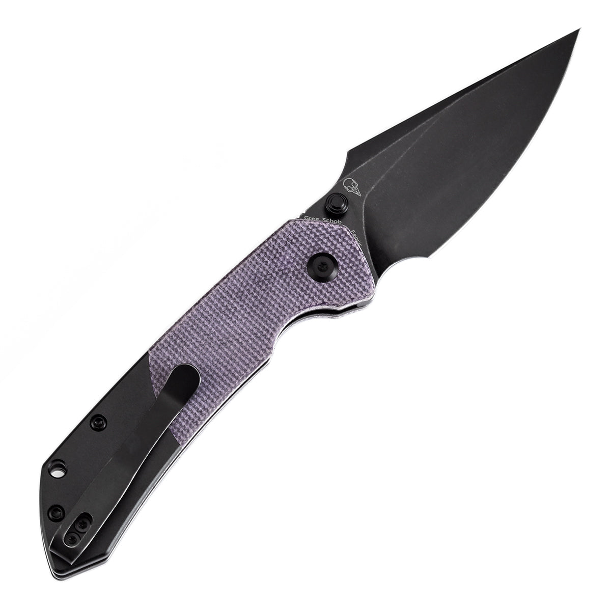 Tenable Fenrir 14C28N钢 Micarta+铝制手柄 T1034S5 紫色 500