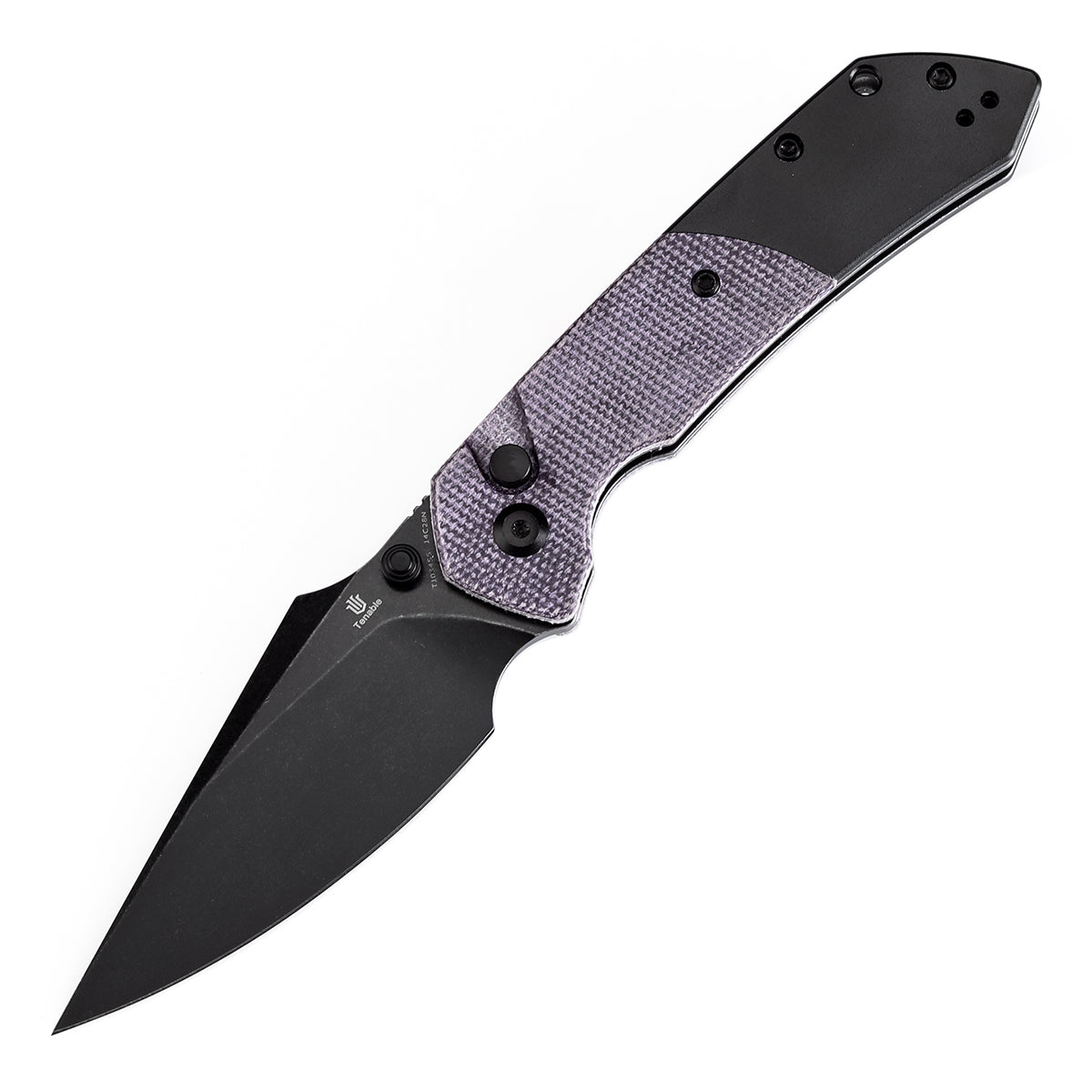 Tenable Fenrir 14C28N钢 Micarta+铝制手柄 T1034S5 紫色 500