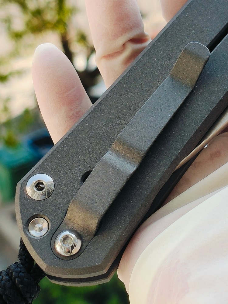 【寄售】Chris Reeve Large Sebenza 31 S45VN钢 钛柄 双银色推刀钮 4200