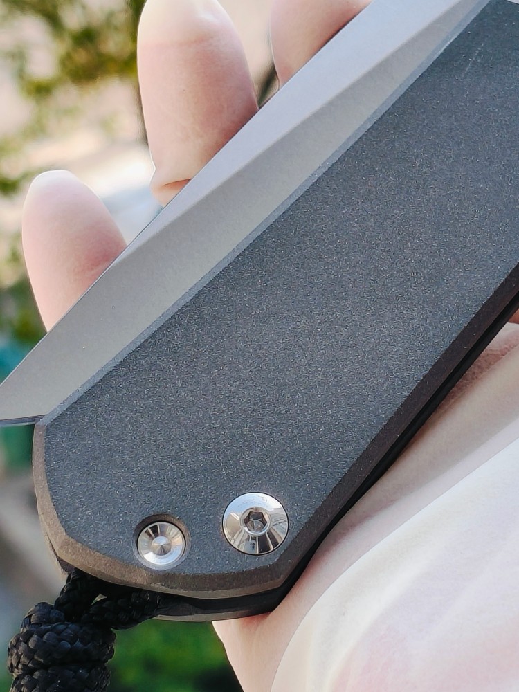 【寄售】Chris Reeve Large Sebenza 31 S45VN钢 钛柄 双银色推刀钮 4200