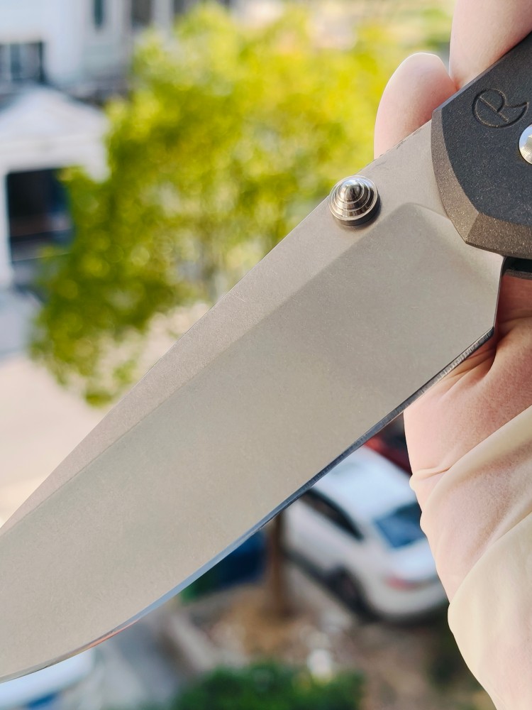 【寄售】Chris Reeve Large Sebenza 31 S45VN钢 钛柄 双银色推刀钮 4200