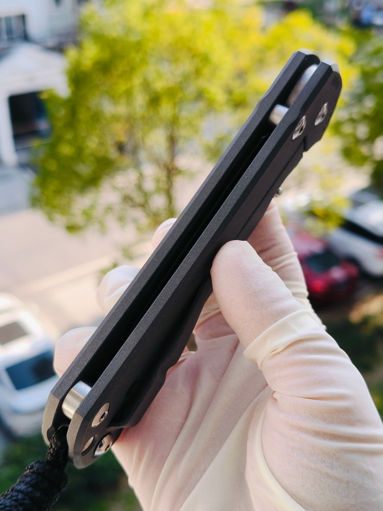 【寄售】Chris Reeve Large Sebenza 31 S45VN钢 钛柄 双银色推刀钮 4200
